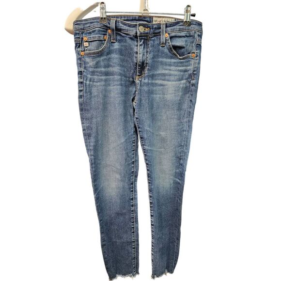Ag Adriano Goldschmied Denim - AG Adriano Goldschmied Straight Raw Hem Ankle Jeans size 28
